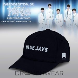 Toronto Blue Jays x MONSTA X World Tour 2026 Jersey by Drovenwear.com