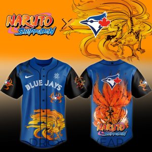 Toronto Blue Jays x Naruto Night 2026 Jersey Ver3 by Drovenwear.com