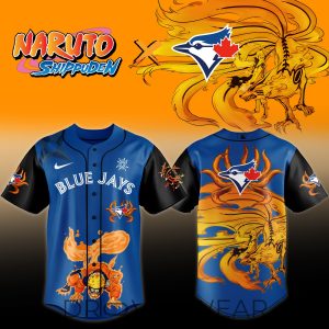 Toronto Blue Jays x Naruto Night 2026 Jersey Ver4 by Drovenwear.com