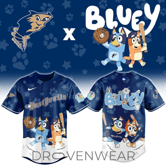 Tri-City Dust Devils Bluey Night Game Limited Jersey - Image 2
