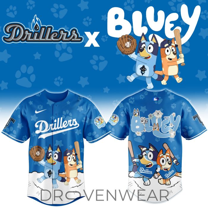 Tulsa Drillers Bluey Night Limited Jersey - Image 2