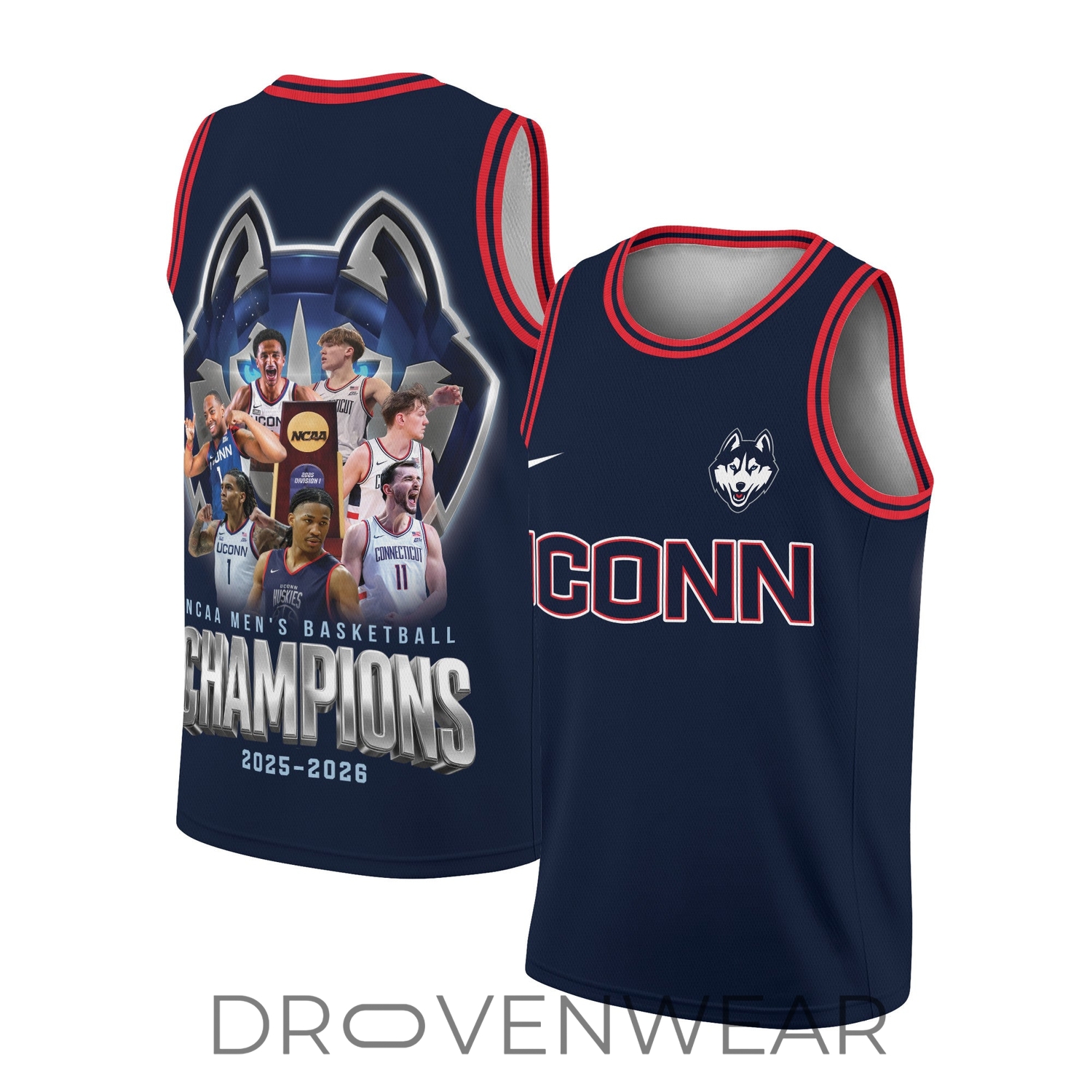UConn Huskies 2026 NCAA Championship Limited Edition Basketball Jersey UConn Huskies 2026 NCAA Championship Limited Edition Basketball Jersey