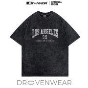 Unisex smoky grey wash Los Angeles A Great Day Is Coming T-shirt