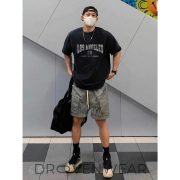 Unisex smoky grey wash Los Angeles A Great Day Is Coming T-shirt - Image 3
