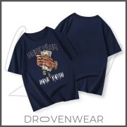 Urban Streetwear Graphic Tee - Dark Plan "Have Faith" Hand & Money Shirt - Image 3