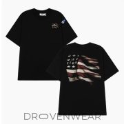 Vintage Distressed American Flag Oversized Graphic T-Shirt - Retro US Flag Streetwear Tee