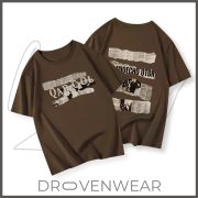 Vintage Newspaper Collage Graphic Tee - Oversized Streetwear T-Shirt - Image 5