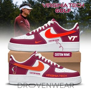 Virginia Tech Hokies Club AF1 Sneakers 2026 by Drovenwear.com