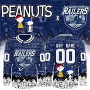 Worcester Railers 2026 Peanuts Snoopy Hockey Jersey