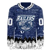 Worcester Railers 2026 Peanuts Snoopy Hockey Jersey - Image 2