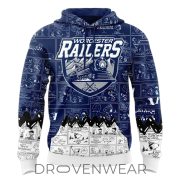 Worcester Railers 2026 Peanuts Snoopy Hoodie - Image 2