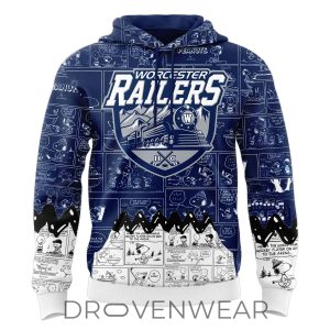 Worcester Railers 2026 Peanuts Snoopy Hoodie by Drovenwear.com