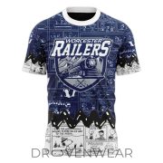 Worcester Railers 2026 Peanuts Snoopy T-Shirt - Image 2