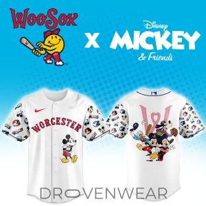 Worcester Red Sox Mickey Mouse Night Limited Jersey by Drovenwear.com