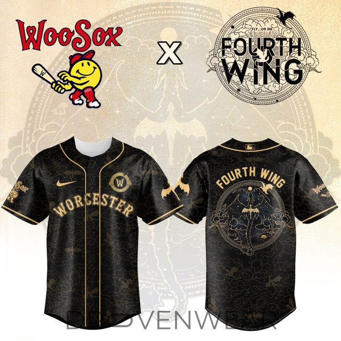 Worcester Red Sox x Fourth Wing Limited Jersey - Image 2