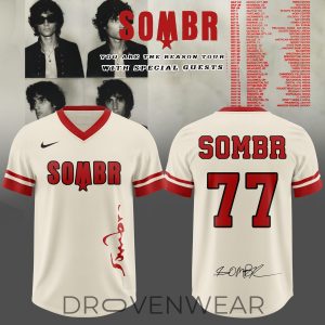 YOU ARE THE REASON Sombr 77 Football Jersey by Drovenwear.com
