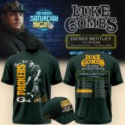 2026 Autographed Premium Tee by Luke Combs x Green Bay Packers