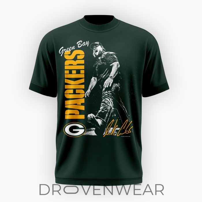 2026 Autographed Premium Tee by Luke Combs x Green Bay Packers - Image 3