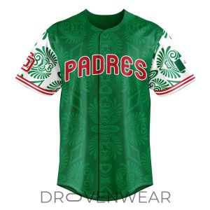 2026 Mexican Heritage Night Limited Edition Baseball Jersey by Drovenwear.com
