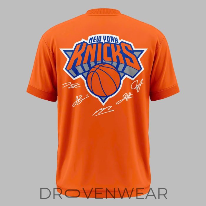 2026 Signed Player Edition T-Shirt Featuring Jalen Brunson Karl-Anthony Towns OG Anunoby Mikal Bridges - Image 3