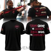 Arizona Cardinals Mental Health Awareness Black Graphic T-Shirt