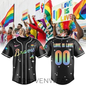 Atlanta Braves Diamond With Pride Special Edition Jersey by Drovenwear.com