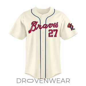 Atlanta Braves Ted Turner 27 Tribute Special Edition Jersey by Drovenwear.com