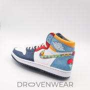 Autism Awareness Air Jordan 1 High Top Sneakers AJD - Image 2