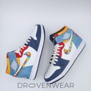 Autism Awareness Air Jordan 1 High Top Sneakers AJD - Image 3