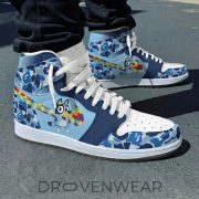 Autism Awareness Bluey High Top AJD Sneakers - Image 2