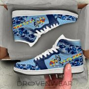 Autism Awareness Bluey High Top AJD Sneakers - Image 3