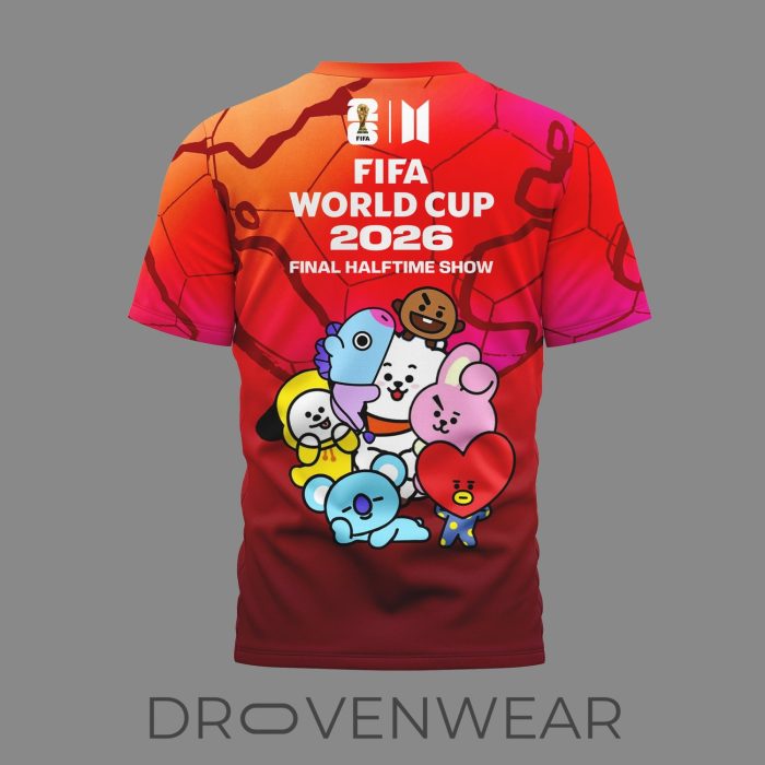 BTS FIFA World Cup 2026 Final Halftime Show 3D All-Over Print Shirt - Image 3