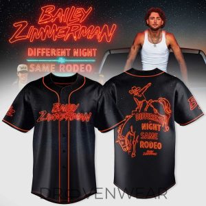 Bailey Zimmerman Rodeo Tour 2026 Limited Baseball Jersey by Drovenwear.com