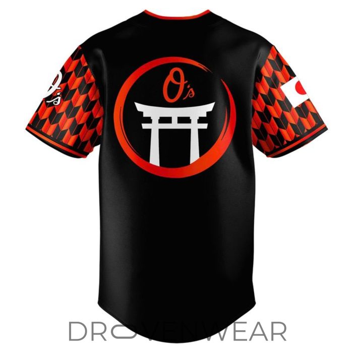 Baltimore Orioles Japanese Heritage Night 2026 Special Baseball Jersey - Image 3
