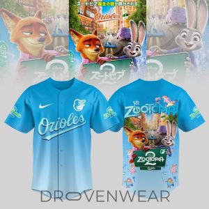 Baltimore Orioles Zootopia 2 Premium Limited Edition Jersey by Drovenwear.com