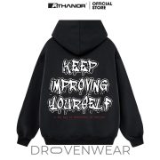 "Baseball de Club" Snoopy Graphic Hoodie - Cute Athletic Oversized Navy Blue Pullover - Image 2