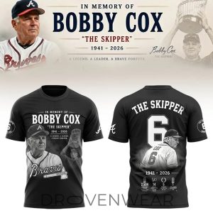 Bobby Cox Tribute Legendary Manager Graphic Shirt by Drovenwear.com