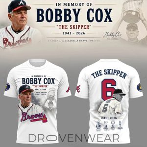 Bobby Cox Tribute Legendary Manager Graphic Shirt by Drovenwear.com