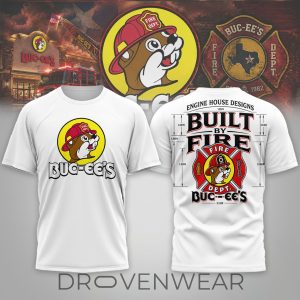 Bucees Firefighter Engine House 2026 3D Graphic Shirt by Drovenwear.com