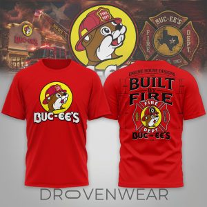 Bucees Firefighter Engine House 2026 3D Graphic Shirt by Drovenwear.com