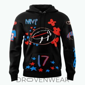 Buffalo Bills 2026 Billustration Black Hoodie Fan Edition by Drovenwear.com