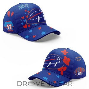 Buffalo Bills 2026 Billustration Blue Cap Collector Edition by Drovenwear.com