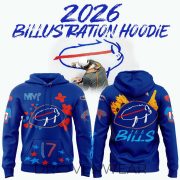 Buffalo Bills 2026 Billustration Blue Hoodie Premium Fan Gear