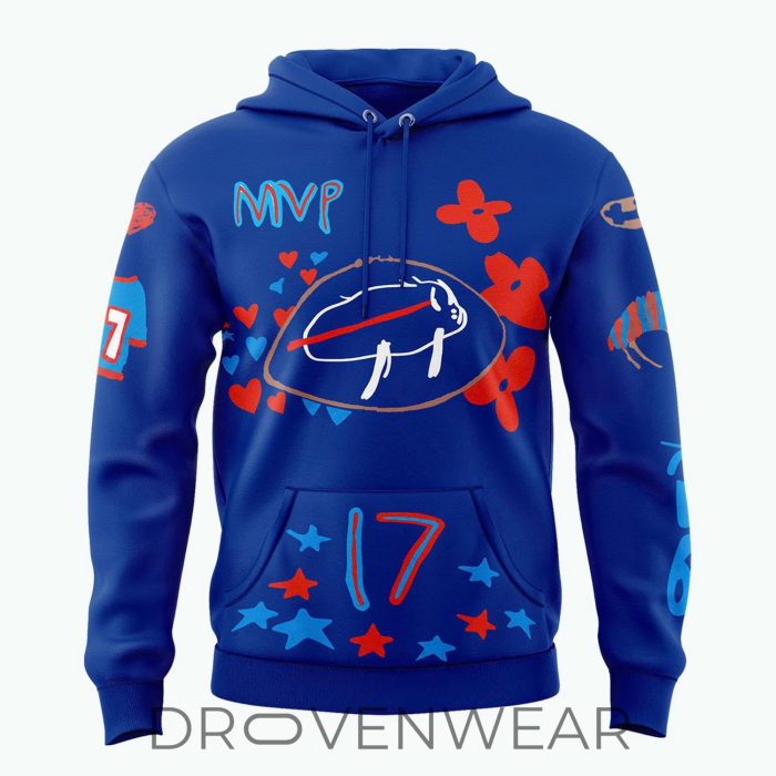 Buffalo Bills 2026 Billustration Blue Hoodie Premium Fan Gear - Image 2