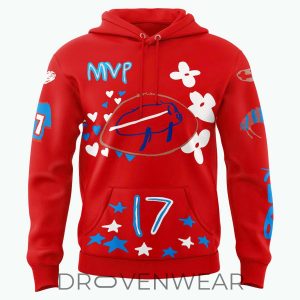Buffalo Bills 2026 Billustration Red Hoodie Exclusive Drop by Drovenwear.com