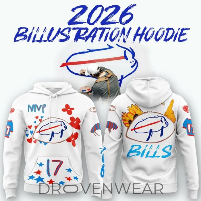 Buffalo Bills Billustration 2026 Fan Hoodie - Image 4