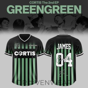 CORTIS The 2nd EP GREENGREEN Special Football Jersey by Drovenwear.com