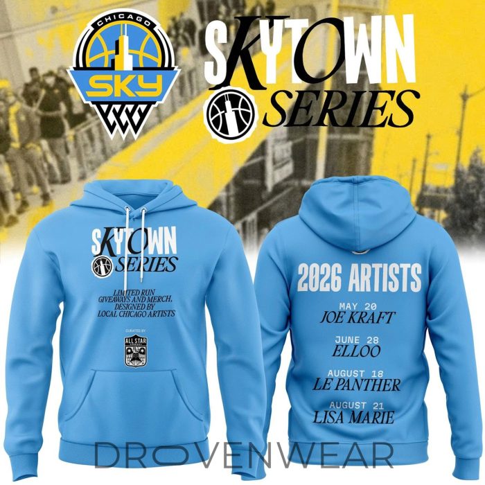 Chicago Sky Skytown 2026 Premium Pullover Hoodie - Image 2
