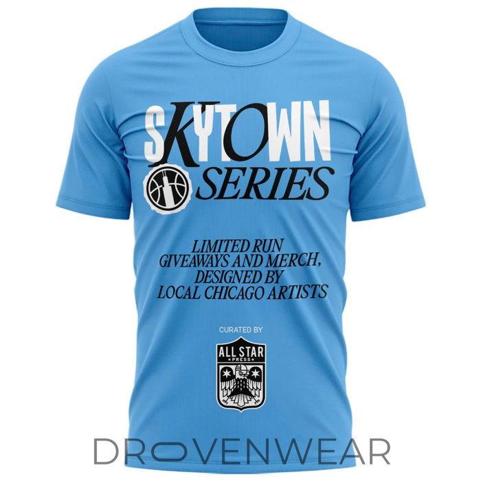 Chicago Sky Skytown Series 2026 Fan T-Shirt - Image 3