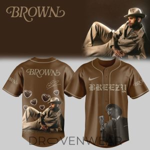Chris Brown BROWN Album Limited Baseball Jersey by Drovenwear.com